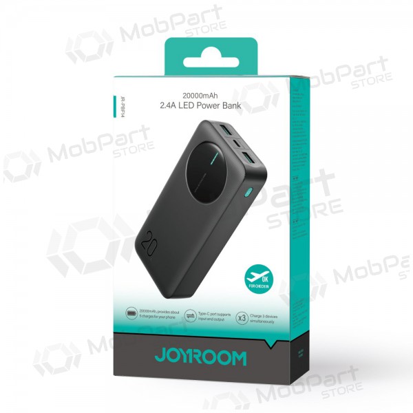 Externe Batterie Power Bank Joyroom JR-PBF14 20000mAh Schwarz Externe Batterie Power Bank Joyroom JR-PBF14 20000mAh Schwarz