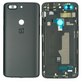 OnePlus 5T Rückseite Akkudeckel Schwarz (Midnight Black) (gebraucht grade B, original)