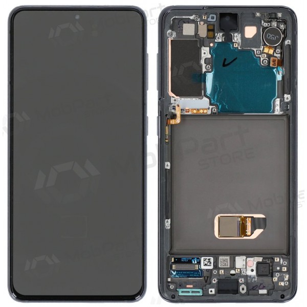 Samsung Galaxy S21 5G Display (Grau) (mit Rahmen) (original) Samsung Galaxy S21 5G Display (Grau) (mit Rahmen) (original)