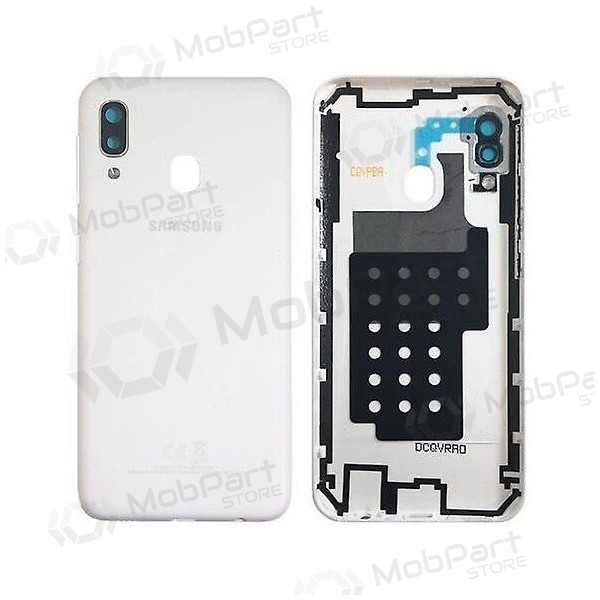 Samsung Galaxy A20e (2019) rückseitige Abdeckung (weiß) (original)