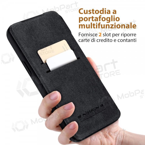 Apple iPhone 14 Pro Max Handyhülle „Nillkin Leather“ (Blau)