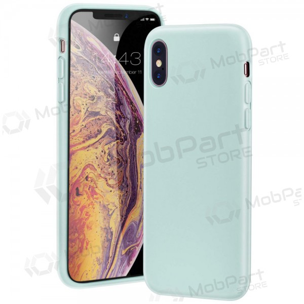 Apple iPhone 12 mini hülle - Liquid Silicone - 1.5mm (mint)