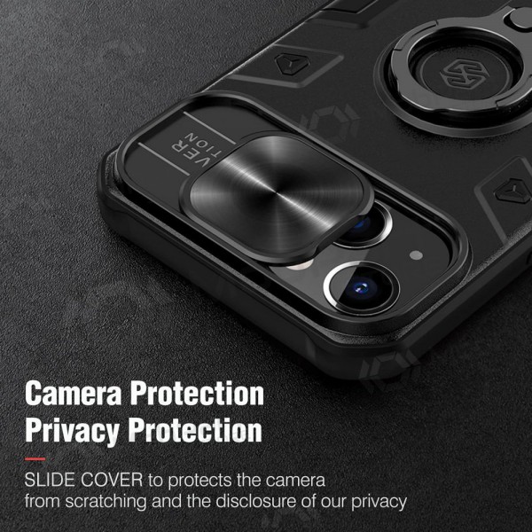 Apple iPhone 14 Pro Max Handyhülle „Nillkin Armor Pro“ (Schwarz)