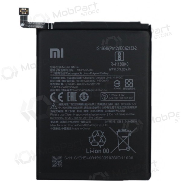 Xiaomi Redmi Note 9T Batterie, akumuliatorius (BM54) Xiaomi Redmi Note 9T Batterie, akumuliatorius (BM54)