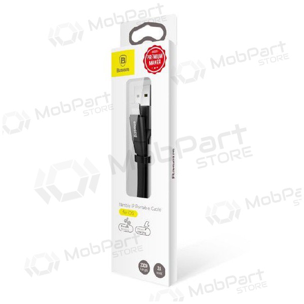 USB Kabel Baseus lightning 0.23m (2A) (Schwarz)