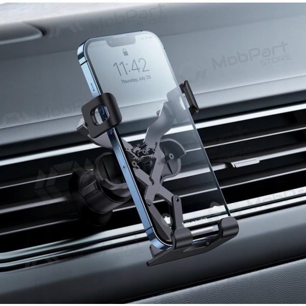 Halterung für Autotelefon Baseus mounted on ventilation grilles, magnetic, Schwarz SUWX010001 Halterung für Autotelefon Baseus mounted on ventilation grilles, magnetic, Schwarz SUWX010001