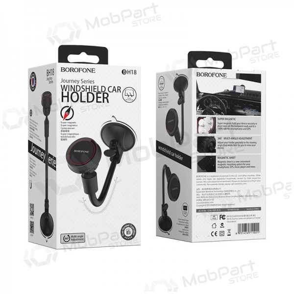 Automobilinis Universal telefono laikiklis Borofone BH18, flexible leg, magnetic Automobilinis Universal telefono laikiklis Borofone BH18, flexible leg, magnetic