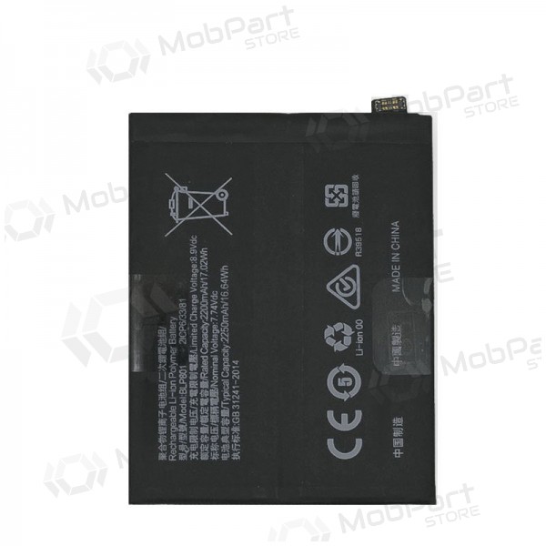 OnePlus 8T (BLP801) Batterie / Akku (2250mAh) OnePlus 8T (BLP801) Batterie / Akku (2250mAh)