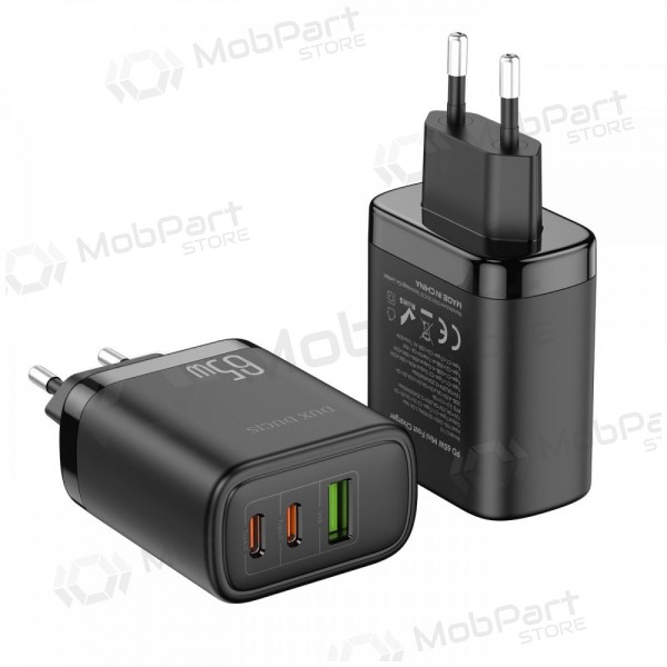 Ladegerät Dux Ducis C110 2xPD + Quick Charge 3.0 (Schwarz)