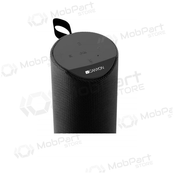 Bluetooth tragbarer Top-Lautsprecher CANYON CNS-CBTSP5 (MicroSD, AUX, BT V5.0, 1200 mAh) (schwarz)