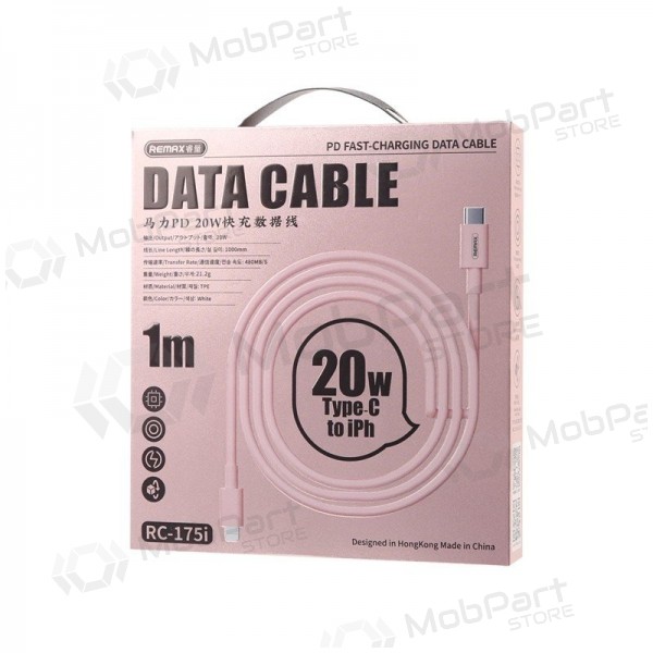 USB Kabel Remax RC-175i USB-C to Lightning 20W 1.0m Weiß