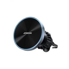 Automobilinis laikiklis-Ladegerät Joyroom JR-ZS240 Pro MagSafe 15W Schwarz