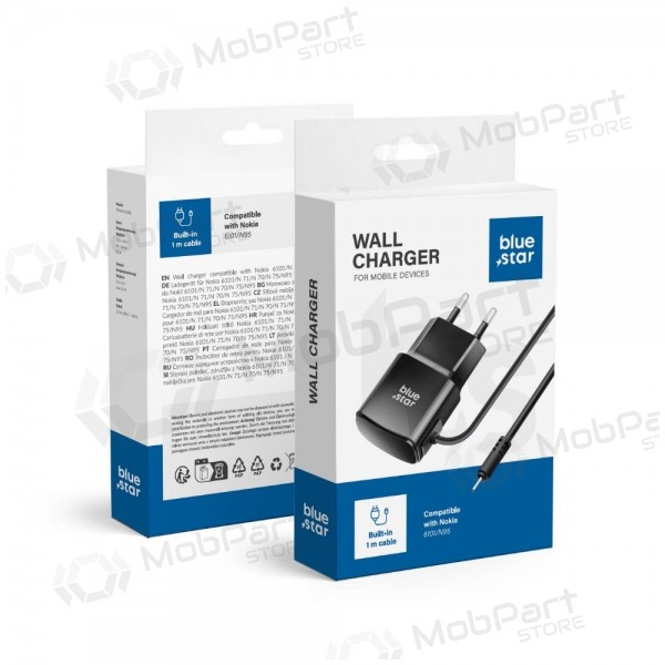 Telefonladegerät Blue Star TFK-TC-1100B 3 W Nokia schwarz