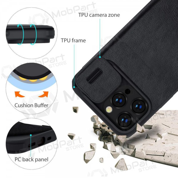 Apple iPhone 14 Plus Handyhülle „Nillkin Leather“ (Blau)