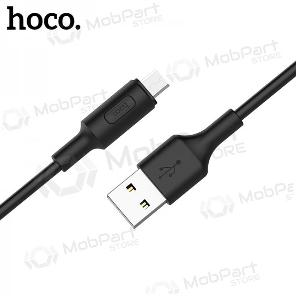 USB Kabel Hoco X25 microUSB 1.0m (Schwarz)