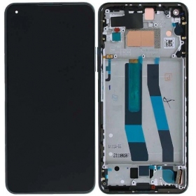 Xiaomi 11 Lite 5G NE Display (Schwarz) (mit Rahmen) (original)