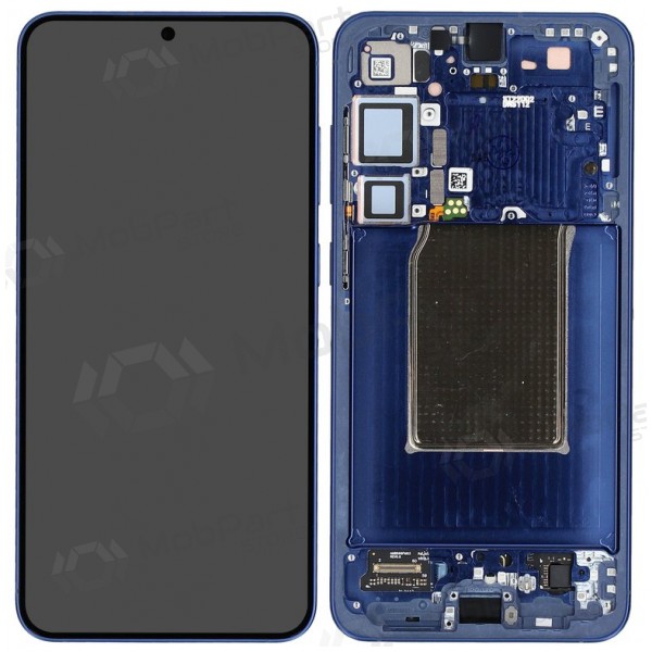 Samsung Galaxy S25+ Display (dunkelblau) (mit Rahmen) (assembled service pack)