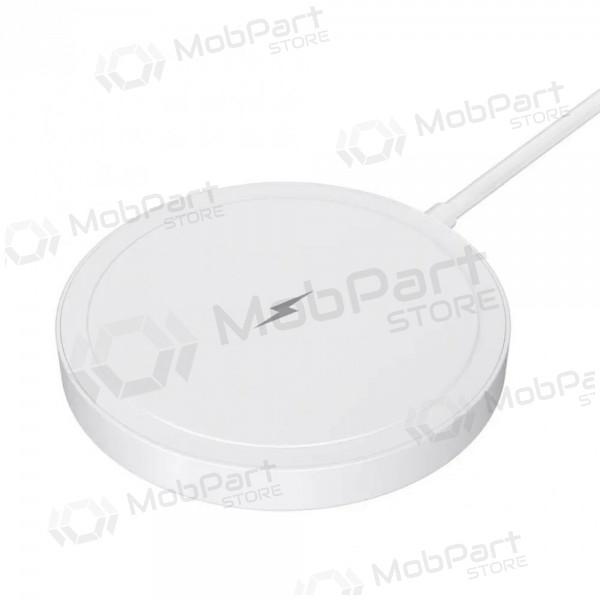 MagSafe kabelloses Ladegerät Blue Star Charing Pad 15 W mit USB-C Kabel weiß