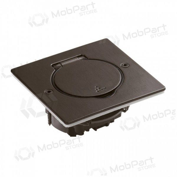 Grindinė dėžė 2mod. 089750 Legrand (šlifuoto rudo plieno)