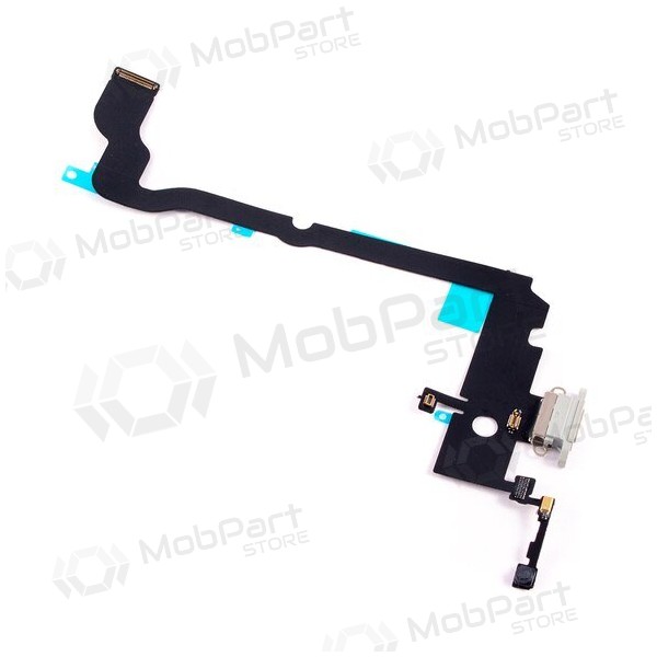 Apple iPhone XS Max Ladeanschluss und Mikrofonanschluss (Silbrig) Apple iPhone XS Max Ladeanschluss und Mikrofonanschluss (Silbrig)