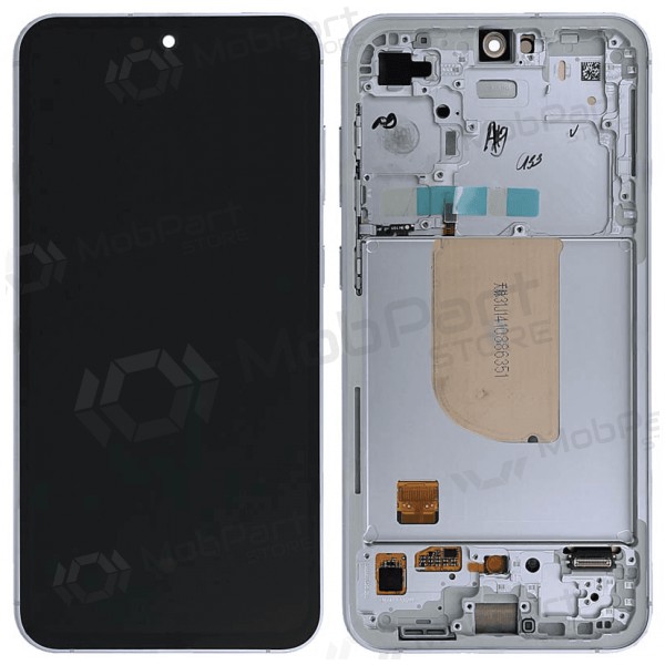 Ekranas Samsung S711 S23 FE 5G su lietimui jautriu stikliuku und rėmeliu Cream/Mint/Purple/Indigo/Tangerine original (service pack) Ekranas Samsung S711 S23 FE 5G su lietimui jautriu stikliuku und rėmeliu Cream/Mint/Purple/Indigo/Tangerine original (service pack)