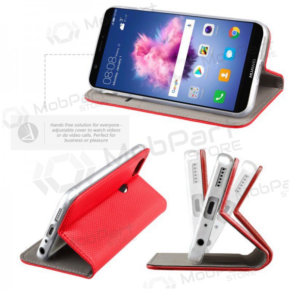 Apple iPhone 12 / 12 Pro hülle - Smart Magnet (rot)