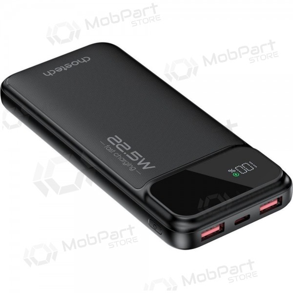 Externe Batterie Power Bank Choetech B728 22.5W 10000mAh Schwarz Externe Batterie Power Bank Choetech B728 22.5W 10000mAh Schwarz