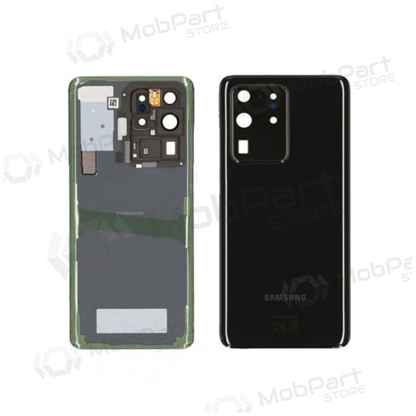 Samsung G988 Galaxy S20 Ultra Rückseite Akkudeckel Schwarz (Cosmic Black) (gebraucht grade A, original)