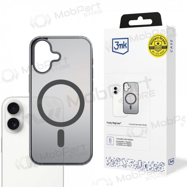 Apple iPhone 16 Pro hülle - 3mk Frosty MagCase (schwarz)