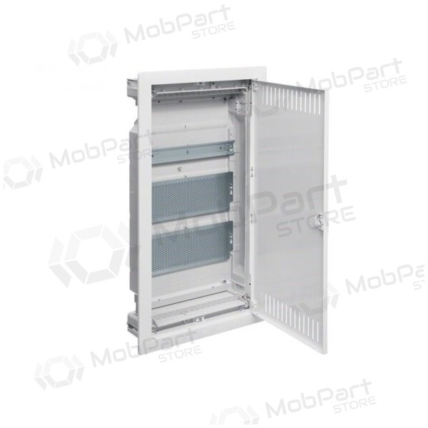 Hager 60 mod. multimedia skydelis metalinėmis durelėmis Hager VOLTA3 VU60NWB