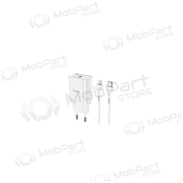 Ladegerät Hoco N14 Smart Charging PD20W Type-C to Lightning (Weiß)