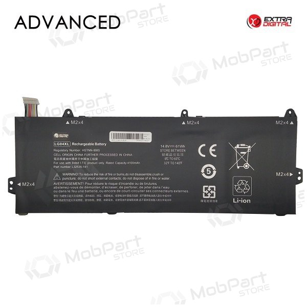 HP LG04XL, 4100mAh Laptop-Batterie / Akku, Advanced HP LG04XL, 4100mAh Laptop-Batterie / Akku, Advanced