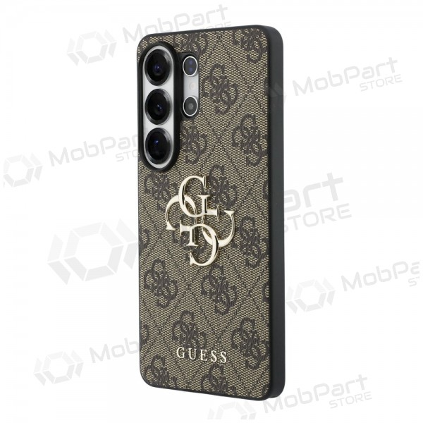 Samsung Galaxy S26 Ultra hülle - Guess PU 4G Metal Logo (braun)