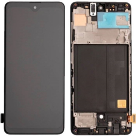 Samsung Galaxy A51 Display (Schwarz) (mit Rahmen) (OLED)