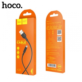 USB Kabel Hoco X25 microUSB 1.0m (Schwarz)