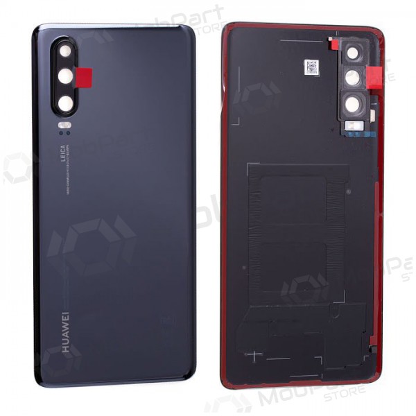 Huawei P30 Rückseite Akkudeckel (Schwarz) (gebraucht grade C, original)