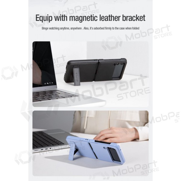 Samsung Galaxy Z Flip4 hülle „Nillkin Leather“ (grün)