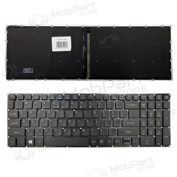 Acer: Aspire E5-573, E5-573TG Tastatur Acer: Aspire E5-573, E5-573TG Tastatur