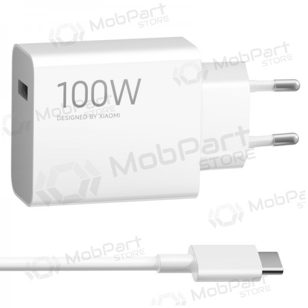 Telefonladegerät Xiaomi Charging Combo BHR095VEU 100 W USB-A mit USB-C Kabel weiß