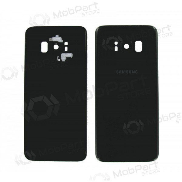 Samsung G955F Galaxy S8 Plus Rückseite Akkudeckel Schwarz (Midnight black) (gebraucht grade A, original)