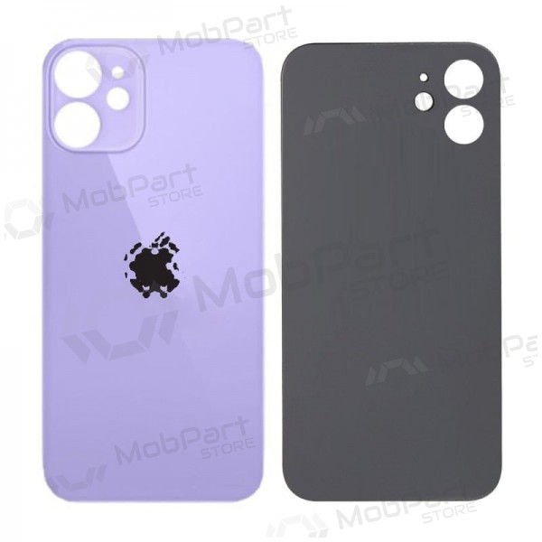 Apple iPhone 12 mini Rückseite Akkudeckel (Violett) (bigger hole for camera) Apple iPhone 12 mini Rückseite Akkudeckel (Violett) (bigger hole for camera)