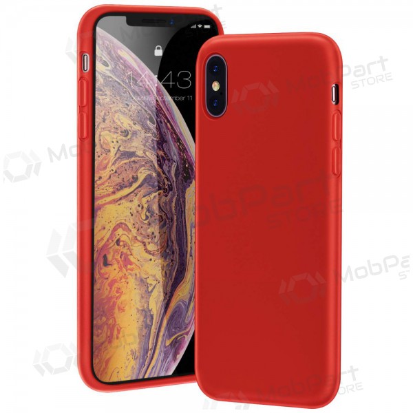 Apple iPhone 12 Pro Max hülle - Liquid Silicone - 1.5mm (rot)