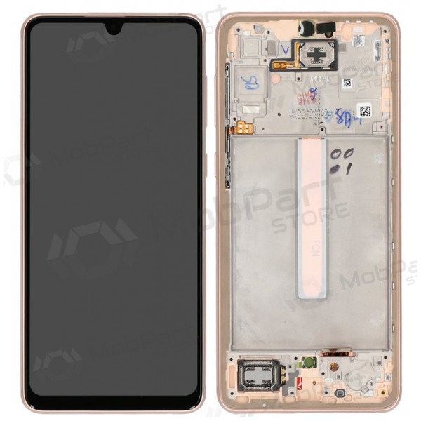 Samsung Galaxy A33 5G Display (Peach) (mit Rahmen) (original) Samsung Galaxy A33 5G Display (Peach) (mit Rahmen) (original)