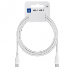 USB-C Kabel Blue Star PJ73-13-3 USB-C auf USB-C 1 m 60 W weiß
