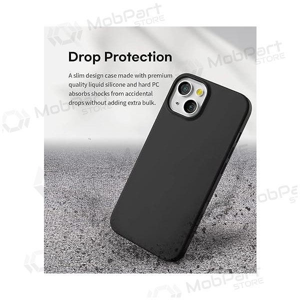 Apple iPhone 14 hülle - Mercury Soft Feeling (schwarz)