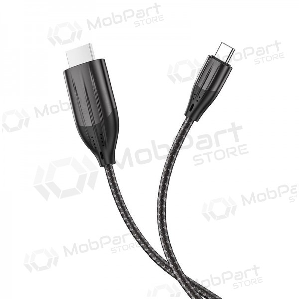 Kabel Hoco UA16 Type-C to HDMI 2.0m Grau