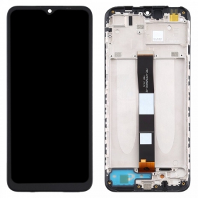 Xiaomi Redmi 9A / 9C / 9AT Display (Schwarz) (mit Rahmen) (original)