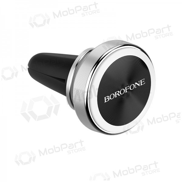 Automobilinis Universal telefono laikiklis Borofone BH6, mounted on ventilation grilles, magnetic, Schwarz Automobilinis Universal telefono laikiklis Borofone BH6, mounted on ventilation grilles, magnetic, Schwarz