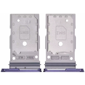 Samsung Galaxy S24, S24+ Dual SIM Kartenhalter (violett) (original)