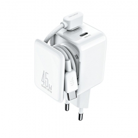 Ladegerät Joyroom JR-TCL05 45W 2xUSB-C Weiß